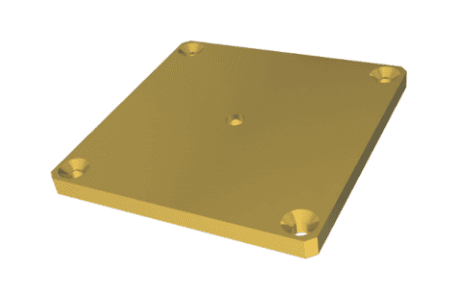 GROUND PLATE BRASS