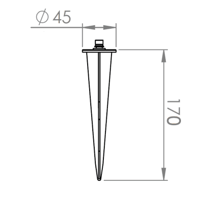 GROUND SPIKE NYLON