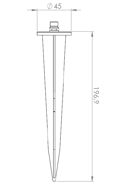 GROUND SPIKE STAINLESS STEEL