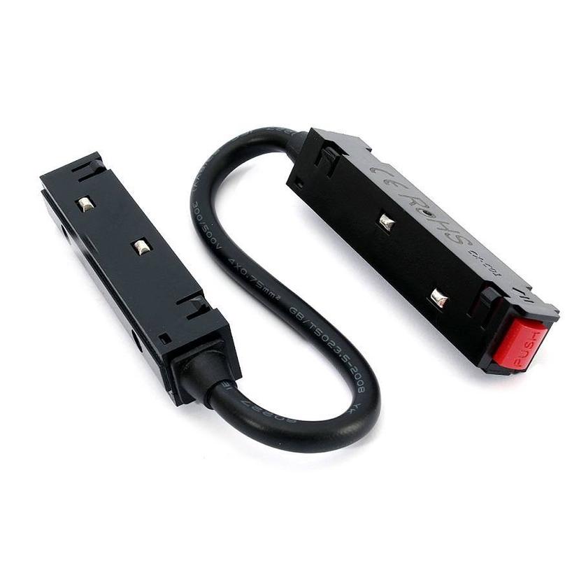 FLEX CONNECTOR FOR MAGNETIC 1-3 PHASE RAIL BLACK