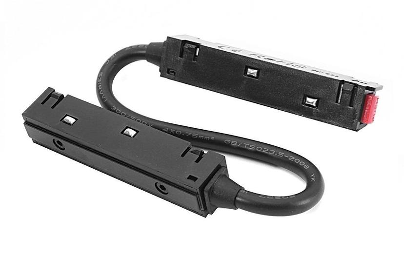 FLEX CONNECTOR FOR MAGNETIC 1-3 PHASE RAIL BLACK