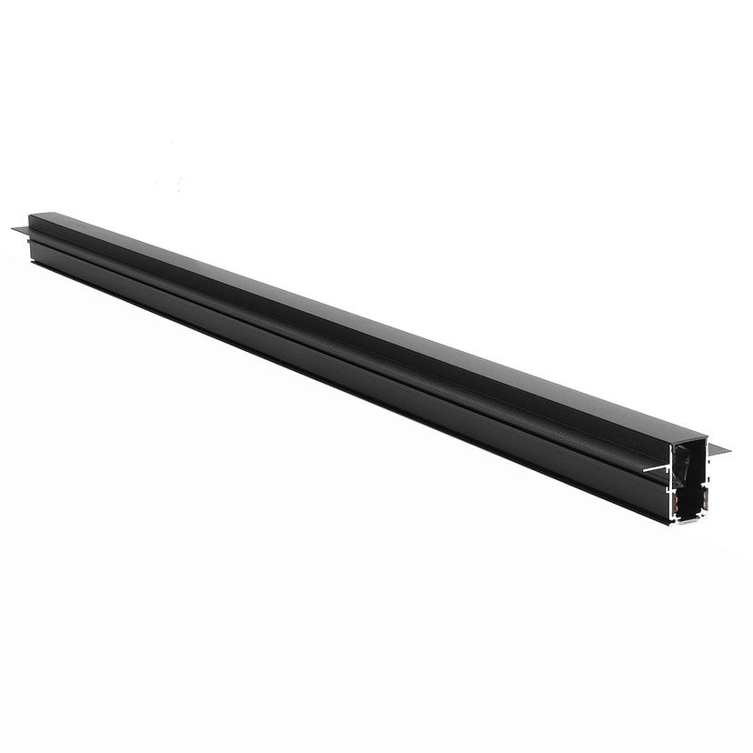 MAGNETIC 1-3 PHASE FLUSH MOUNT RAIL BLACK FOR 12.5mm BOARDS