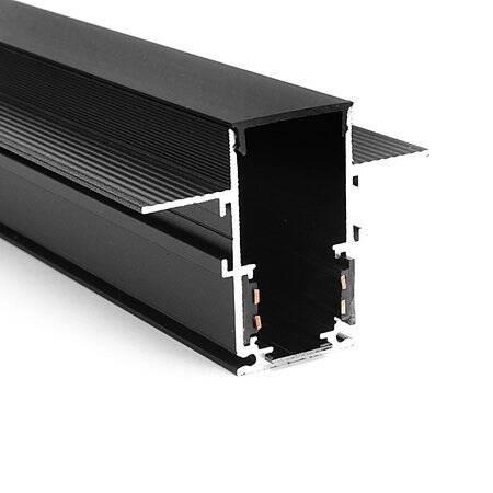 MAGNETIC 1-3 PHASE FLUSH MOUNT RAIL BLACK FOR 12.5mm BOARDS