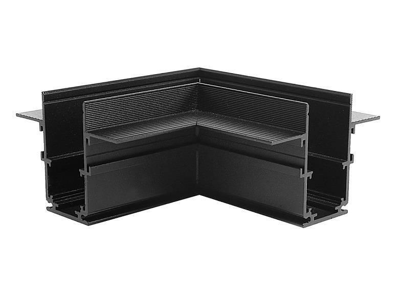 MAG RAIL L-CONNECTOR 3 PHASE BLACK FOR  12.5mm BOARDS