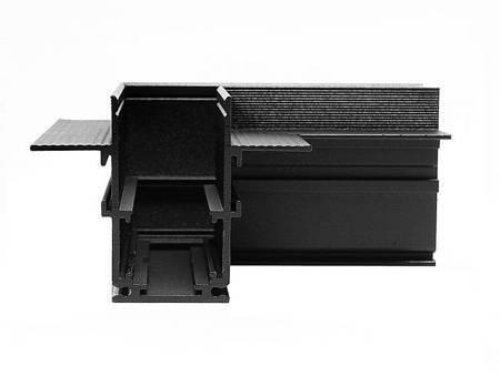 MAG RAIL L-CONNECTOR 3 PHASE BLACK FOR  12.5mm BOARDS