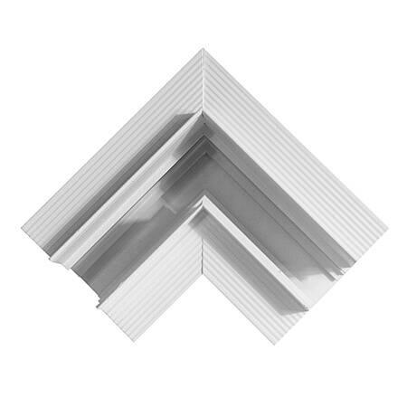 MAG RAIL L-CONNECTOR 1-3 PHASE WHITE  FOR 12.5mm BOARDS