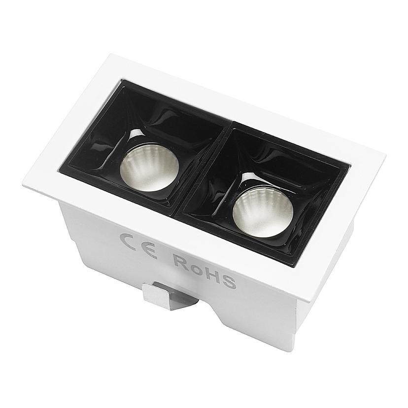 SPOT LINEAR 4W WHITE- BLACK RECESSED