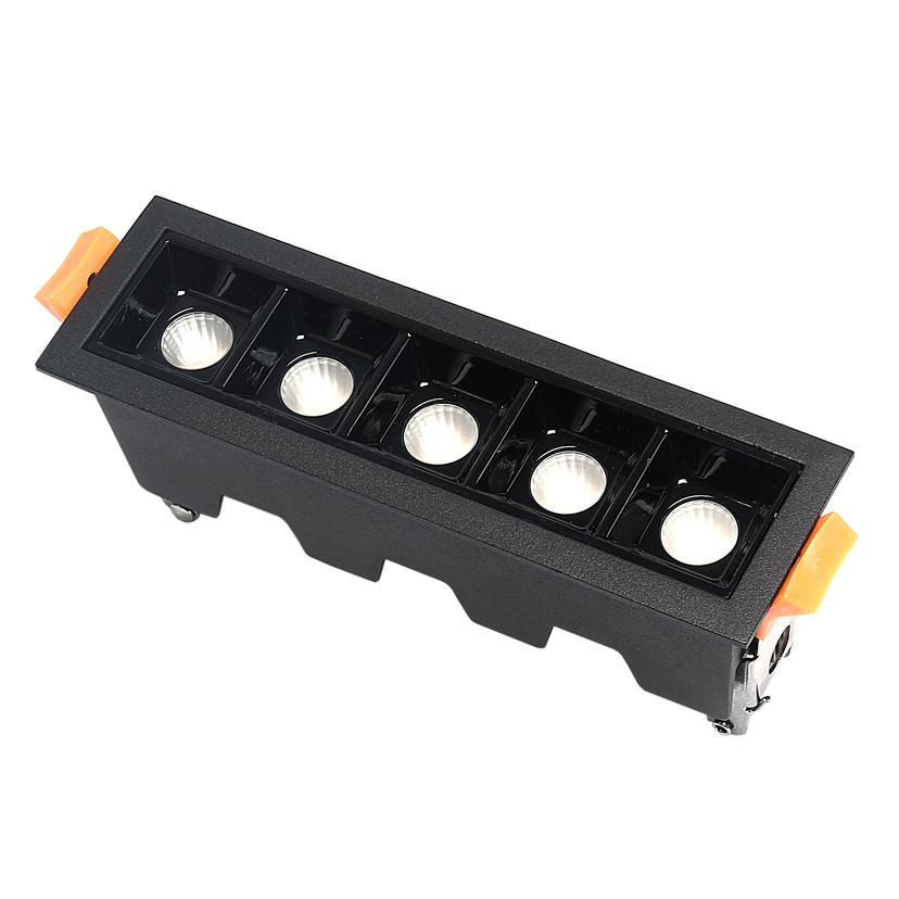 SPOT LINEAR 10W BLACK RECESSED