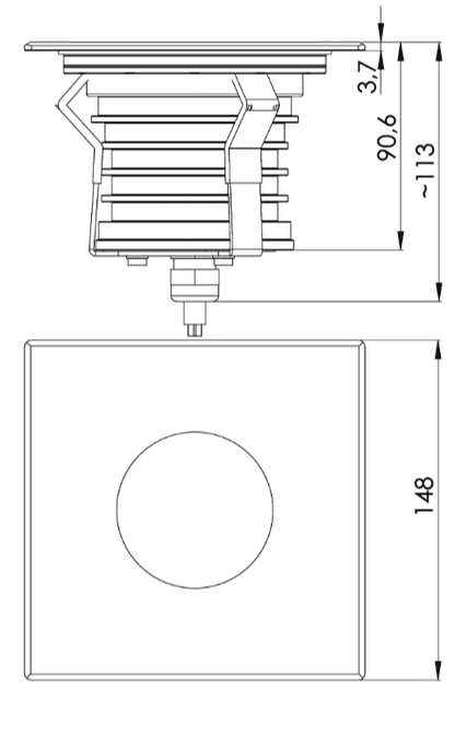 URO MEDIUM PREMIUM SQ 220-240VAC