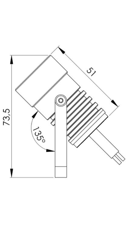 NODUS MICRO BRASS 12V/24V DC