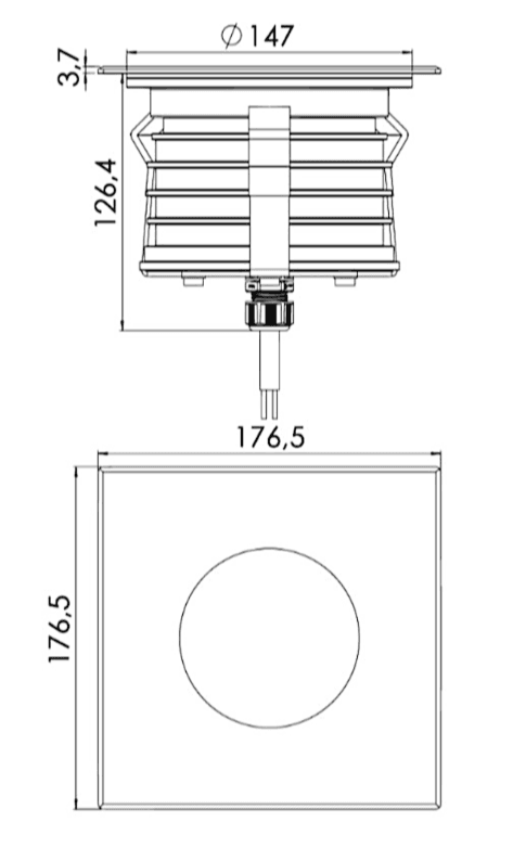 URO BIG PREMIUM SQ 12/24VDC