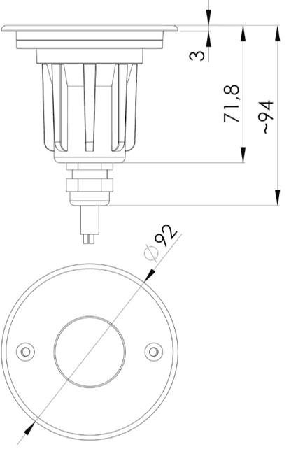 URO STANDARD ECO 92 5W RD 220-240V AC
