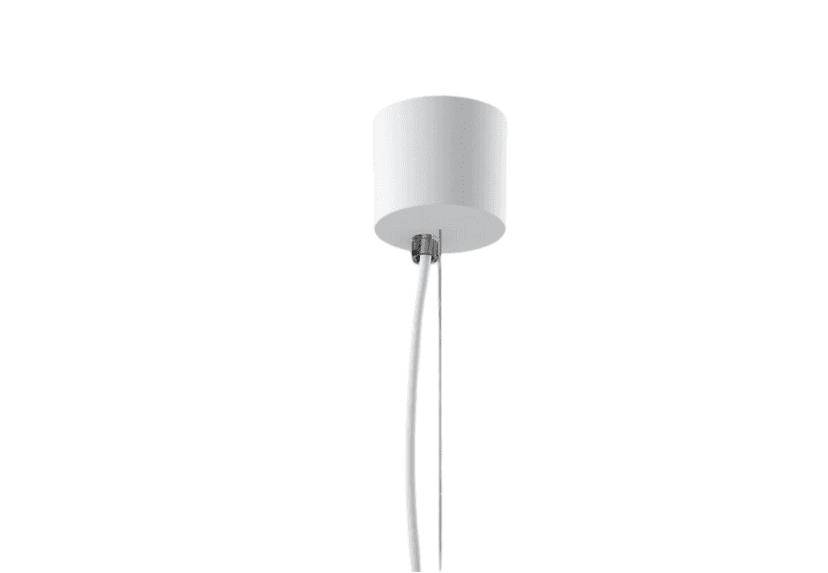 CEILING CONSOLE Ø70mm + ELECTRIC SUPPLY TRANSPARENT CABLE 1200 DALI